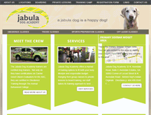 Tablet Screenshot of jabuladogs.com